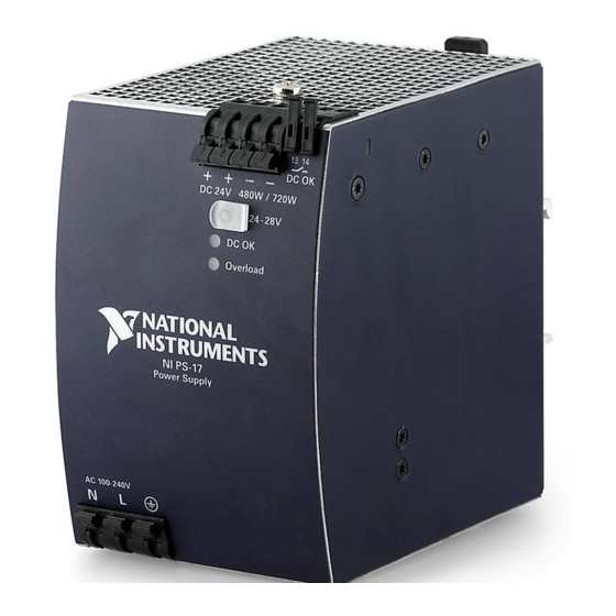 National Instruments PS-14 Quick Start Manual