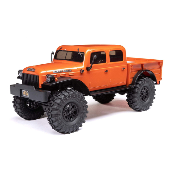 Horizon Hobby axial 1940'S DODGE POWER WAGON Manuals