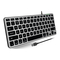 MACALLY BLMINIZKEYSG - Backlit White LED Compact USB Wired Keyboard For Mac Manual