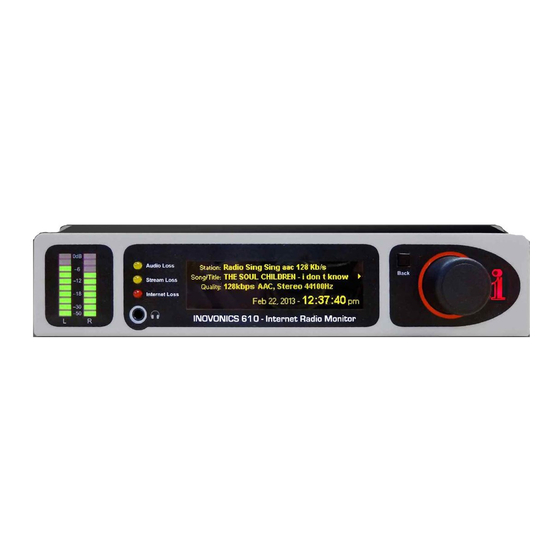 Inovonics 610 Installation & User Manual