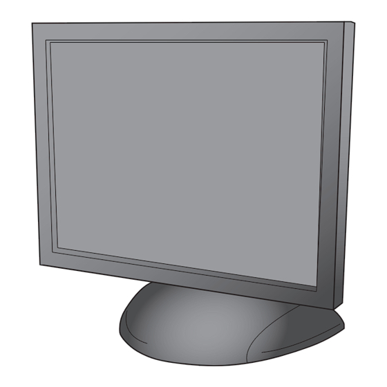Partner PM-15 POS Touch Monitor Manuals