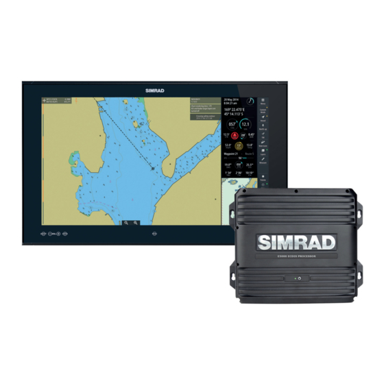 Simrad E50 Series Operator's Manual