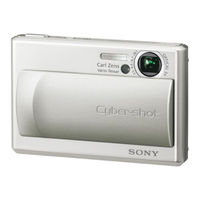 Sony DSC T1 - Cybershot 5MP Digital Camera Operating Instructions Manual