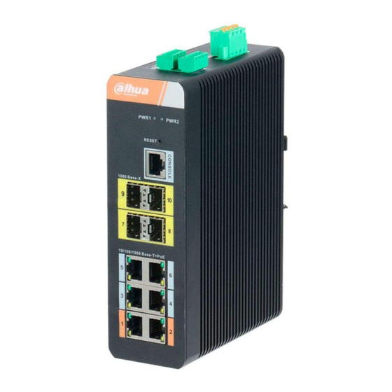 Dahua Technology DH-PFS4210-8GT-DP Quick Start Manual
