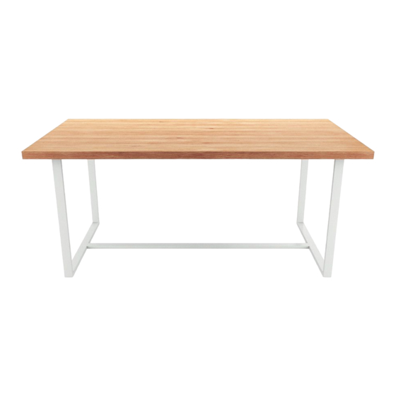 BROSA Brunswick 175cm Dining Table Assembly Manual