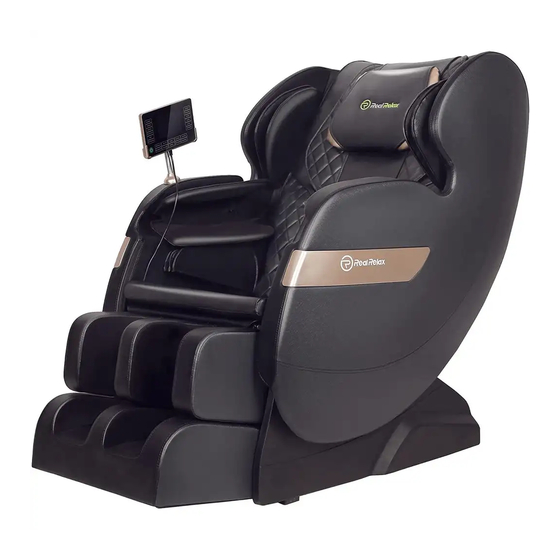 RealRelax FAVOR-03 ADV Massage Chair Manuals