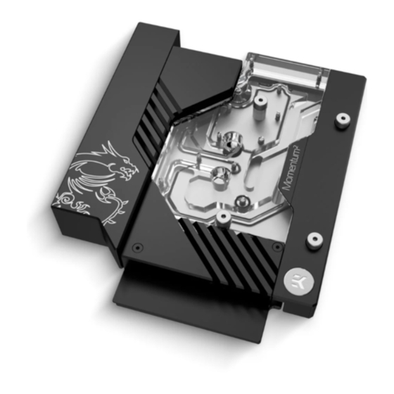 EK-Quantum MSI MPG X670E CARBON EK X D-RGB User Manual