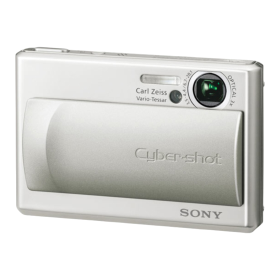 Sony Cyber-shot DSC-T1 Firmware Update Manual