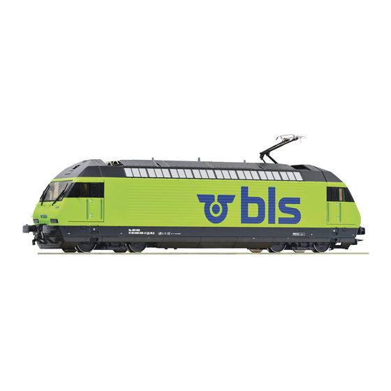 roco Re 465 BLS Stockhorn Operating Manual