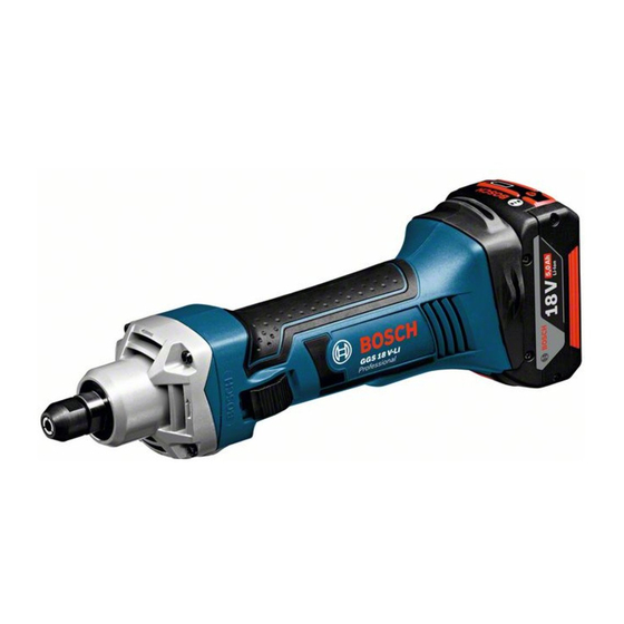 Bosch GGS 18 V-LI Instructions Manual