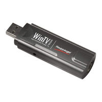 Hauppauge WinTV-NOVA-T-USB2 MCE Quick Installation Manual