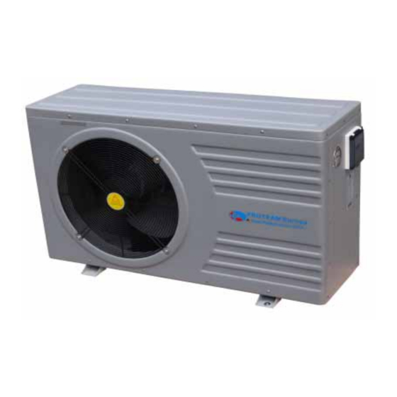 ProTeam P5 Pool Heat Pump Manuals