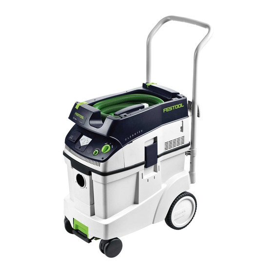Festool CLEANTEX CTM 26 E Original Operating Manual/Spare Parts List