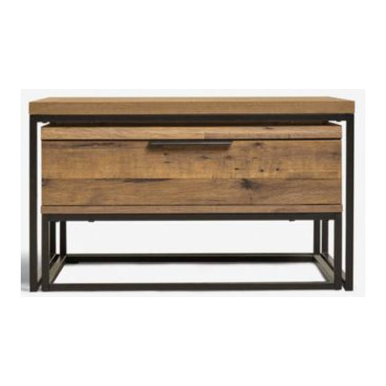 Next BRONX STORAGE COFFEE NEST 924125 Assembly Instructions Manual