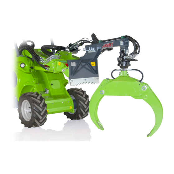 AVANT A37456 Operator's Manual For Attachment