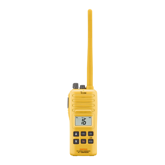 Icom GM1600 21K Instruction Manual