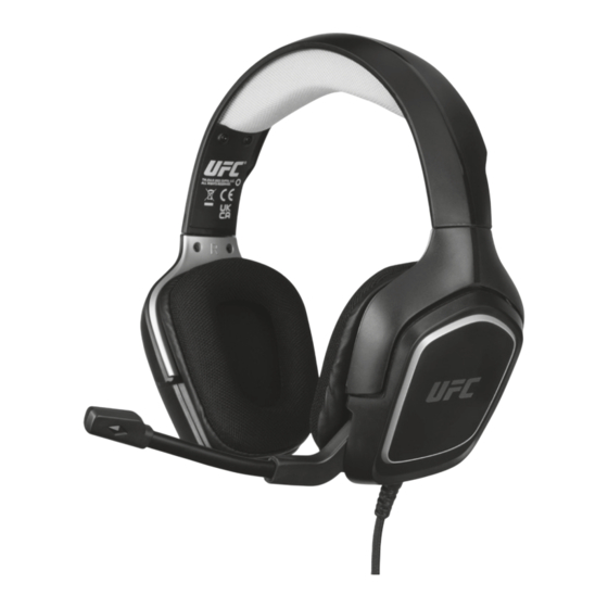 Konix UFC GAMING HEADSET User Manual