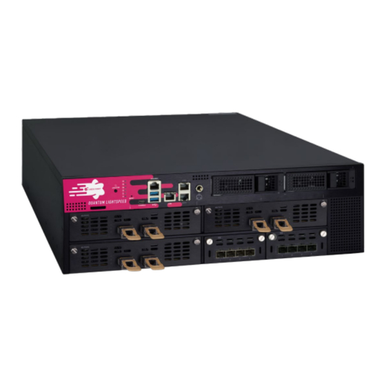 Quantum LightSpeed Appliance QLS250 Owner's Manual