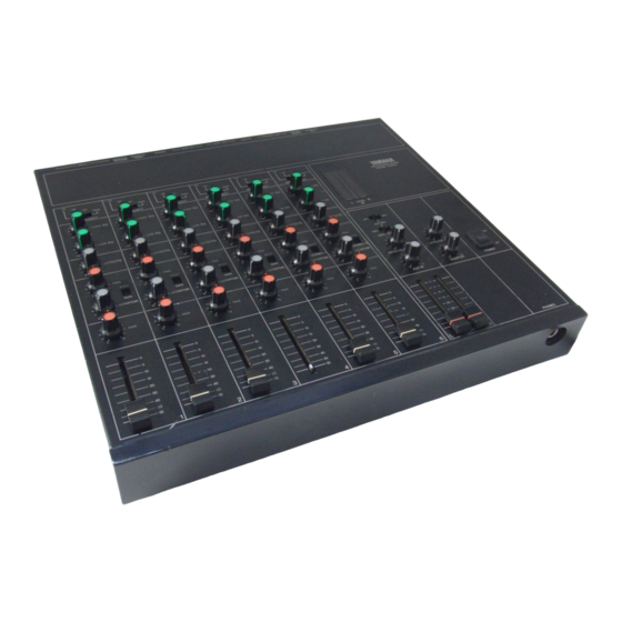 Yamaha RM602 Operating Manual
