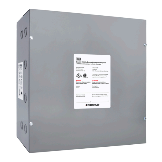 Thermolec rve DCC-11-BOX Installation Manual