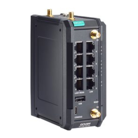 Moxa Technologies OnCell G5708-5G Series Manuals