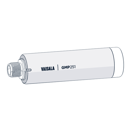 Vaisala CARBOCAP GMP251 User Manual