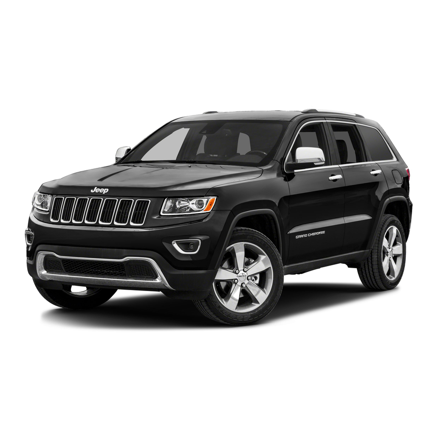 Jeep Grand Cherokee 2015 Owner's Manual