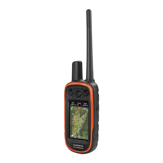 Garmin Alpha 100 Owner's Manual