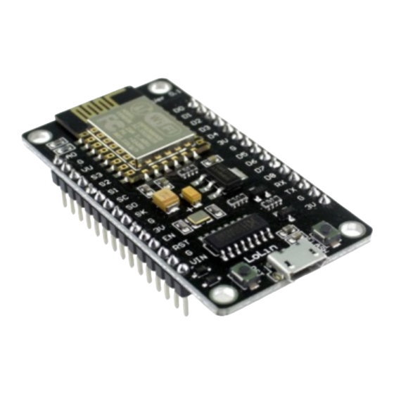 Arduino ESP 8266 Manuals