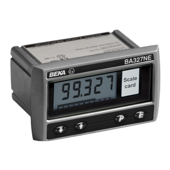 BEKA BA327NE Manual