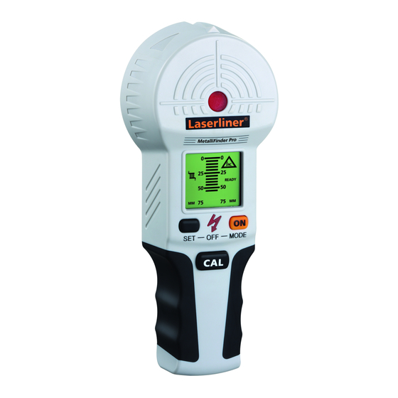 LaserLiner MetalliFinder Pro Manual