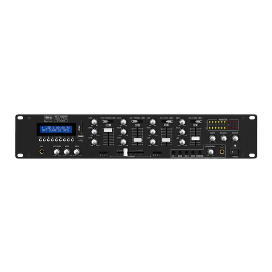 IMG STAGELINE MPX-410DMP Instruction Manual