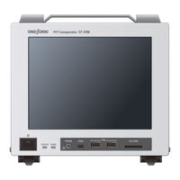 Ono Sokki CF-4700 User Manual