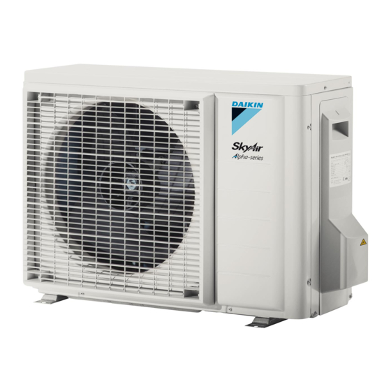 Daikin RZAG35A2V1B Installation Manual
