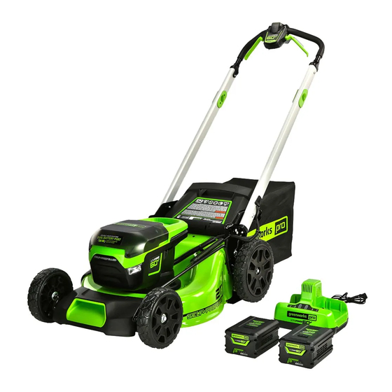 GreenWorks Pro ULTRAPOWER 60X RANGE Operator's Manual