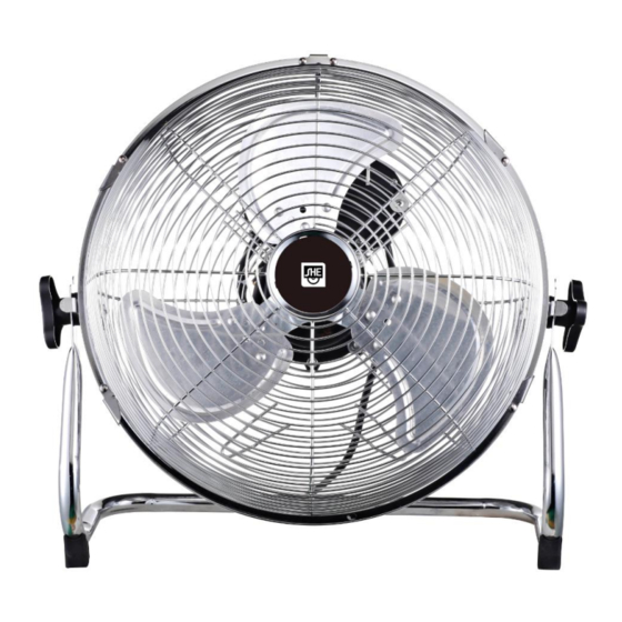 User Manuals: SHE SHE30WM2003 Floor Fan