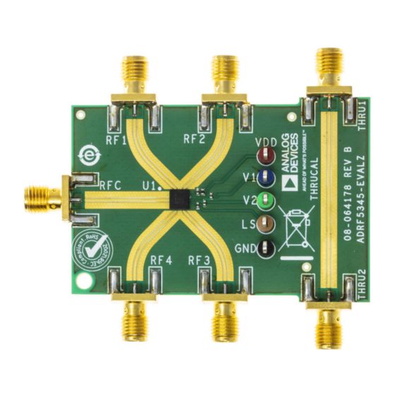 Analog Devices EVAL-ADRF5345 User Manual