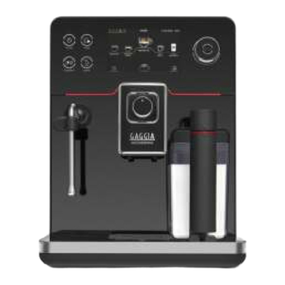 Gaggia Milano SUP 052 Operating Instructions Manual