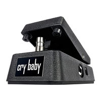 Dunlop CBM95 Cry Baby Mini Wah Quick Start Manual