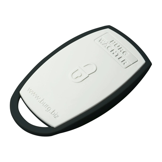 Burg Wächter secuENTRY sE-Key 7713 Initial Setup Manual