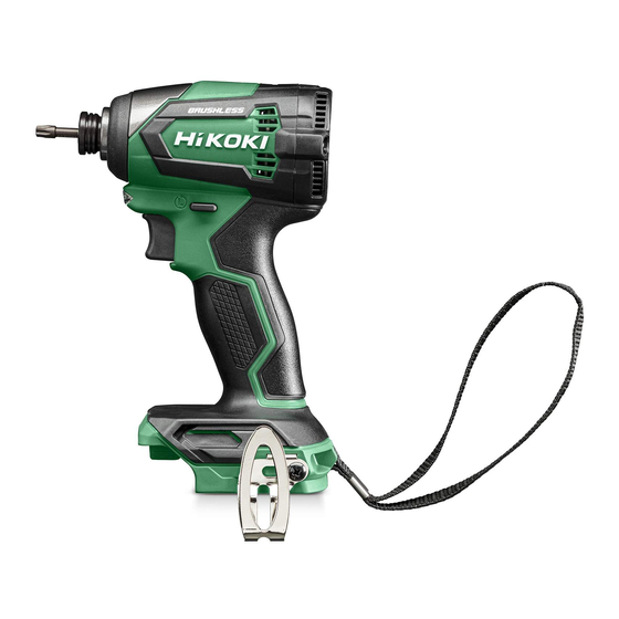 HIKOKI WH18DEW2Z Handling Instructions Manual