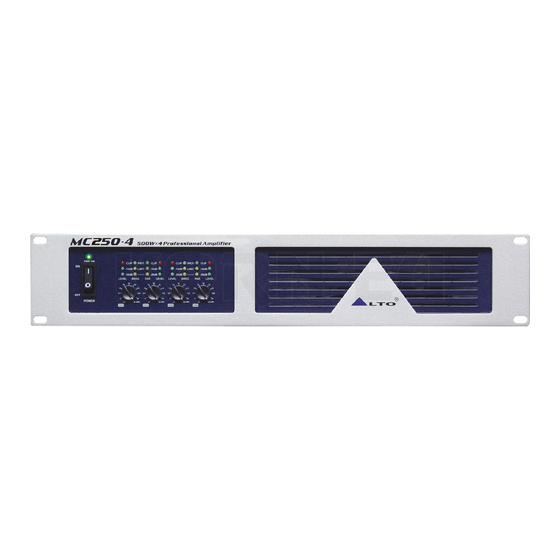 Alto MC250.4 User Manual
