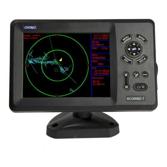 Onwa KCOMBO-7 Operator's Manual