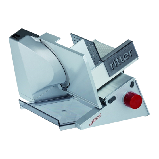 Ritter contura3 Operating Instructions Manual