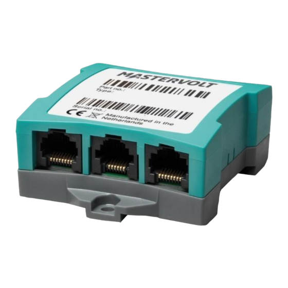 Mastervolt MasterBus PowerCombi Interface User And Installation Manual