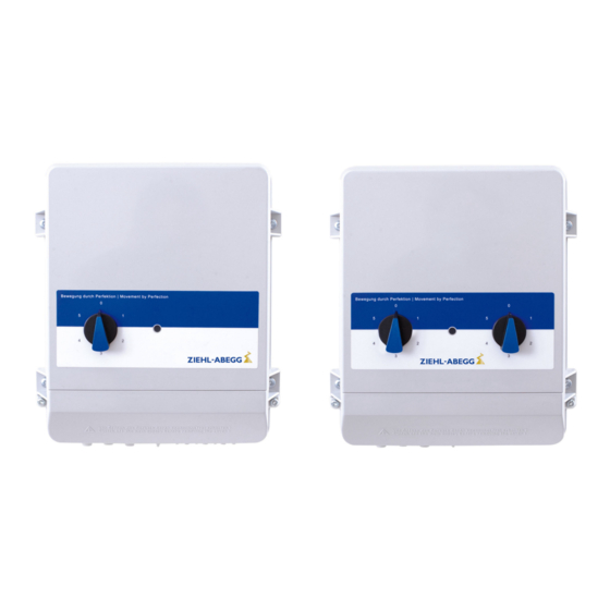 ZIEHL-ABEGG R-DT Series Manuals
