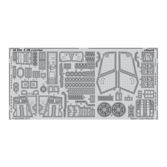 Eduard 48 856 Quick Start Manual