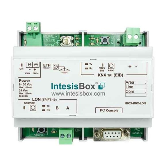 IntesisBox KNX-LON Installation Manual