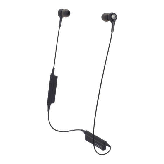 Audio Technica ATH-CK200BT User Manual