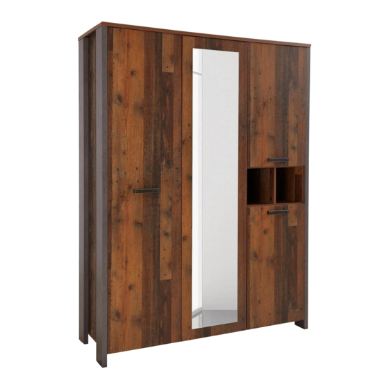 User Manuals: Forte CLFS831S Youth Wardrobe